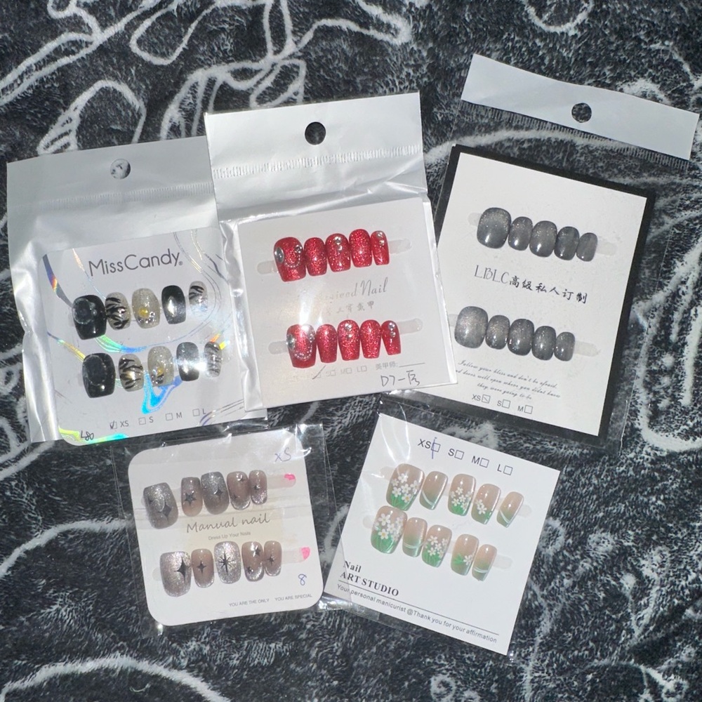 X - Small Assorted Nail Art Sets